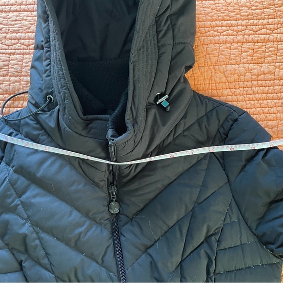 Black Bernardo Packable Down Long Coat - Picture 11 of 12